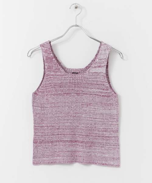 URBAN RESEARCH DOORS（アーバンリサーチドアーズ）の「DOORS import　Rib knit melange vest∴（ニット/セーター・レディース・レッド系その他/グリーン系その他/イエロー系その他・FREE）」の12枚目の写真