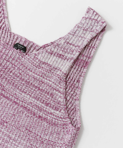 URBAN RESEARCH DOORS（アーバンリサーチドアーズ）の「DOORS import　Rib knit melange vest∴（ニット/セーター・レディース・レッド系その他/グリーン系その他/イエロー系その他・FREE）」の7枚目の写真