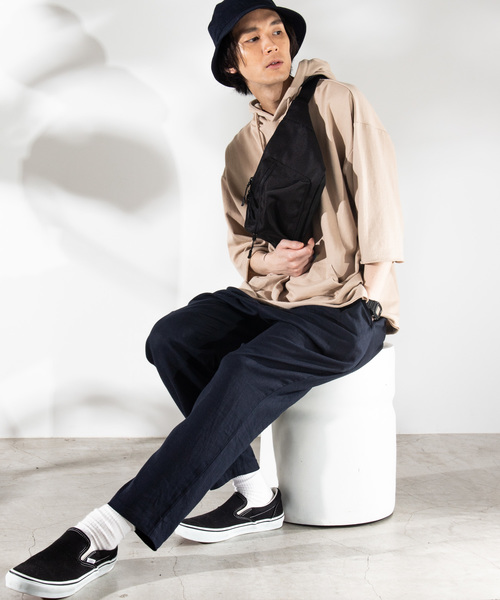 WEGO(ウィゴー)の「WEGO/ビッグウエストバッグ(ボディバッグ/ウエストポーチ・メンズ・ブラック/ベージュ/グレー・FREE)」の10枚目の写真