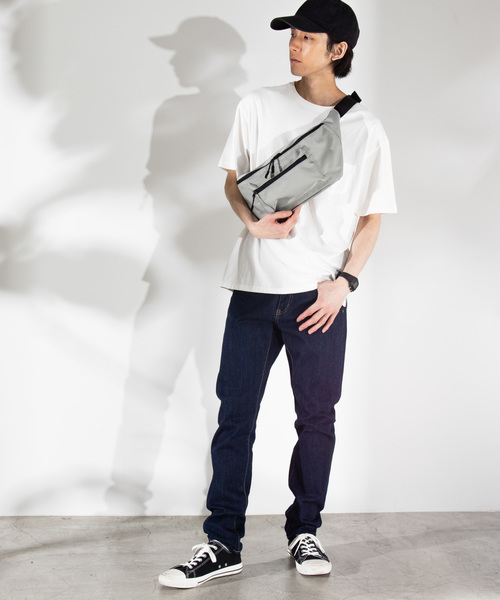 WEGO(ウィゴー)の「WEGO/ビッグウエストバッグ(ボディバッグ/ウエストポーチ・メンズ・ブラック/ベージュ/グレー・FREE)」の14枚目の写真