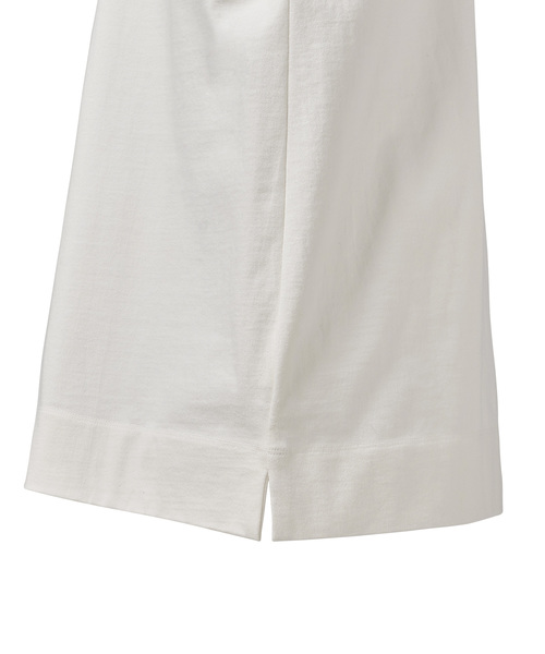 ZOZO（ゾゾ）の「ヘビーウェイトコットンクロップドTシャツ[WOMEN]（Tシャツ/カットソー・レディース・ホワイト×ネイビー/オフホワイト/ブラック/ホワイト×レッド/グレー/ホワイト×ブルー/ベージュ/ピンク・マルチサイズ）」の19枚目の写真