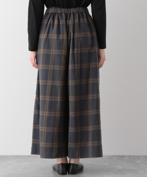 LEPSIM（レプシィム）の「★WEB限定アイテム★チェックマキシスカーチョ　852074（その他パンツ・レディース・ダークブラウン/ネイビー/ブラウン/ベージュ/ダークネイビー・MEDIUM/LARGE）」の20枚目の写真