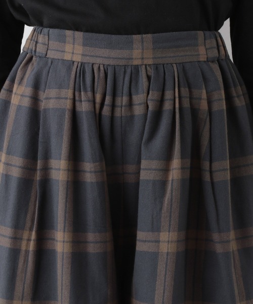 LEPSIM（レプシィム）の「★WEB限定アイテム★チェックマキシスカーチョ　852074（その他パンツ・レディース・ダークブラウン/ネイビー/ブラウン/ベージュ/ダークネイビー・MEDIUM/LARGE）」の19枚目の写真