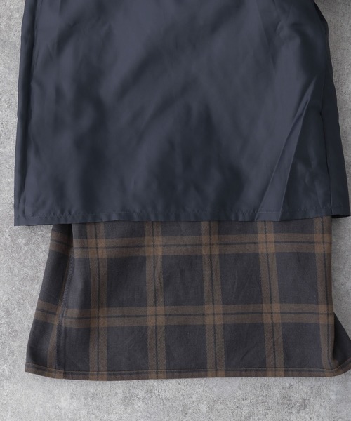 LEPSIM（レプシィム）の「★WEB限定アイテム★チェックマキシスカーチョ　852074（その他パンツ・レディース・ダークブラウン/ネイビー/ブラウン/ベージュ/ダークネイビー・MEDIUM/LARGE）」の15枚目の写真