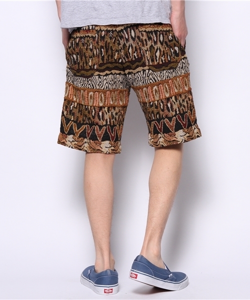 OUTLET（アウトレット）の「【Ciaopanic】ゴブランワークショーツ（その他パンツ・メンズ・ブラウン/レッド・SMALL/MEDIUM）」の4枚目の写真