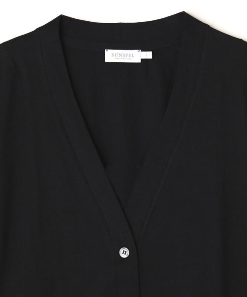 SUNSPEL（サンスペル）の「SUNSPEL / WOMEN’S Q82 PLAIN JERSEY（Tシャツ/カットソー・レディース・ホワイト/ブラック/ネイビー・1/2）」の11枚目の写真