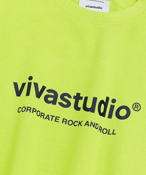 VIVASTUDIO（ビバスタジオ）の「BINAURAL CREWNECK（スウェット・メンズ・ブラック/ピンク/インディゴブルー/ライトグリーン/ミント/バイオレット/コバルトブルー・SMALL/MEDIUM/LARGE/X-LARGE）」の15枚目の写真