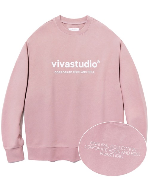VIVASTUDIO（ビバスタジオ）の「BINAURAL CREWNECK（スウェット・メンズ・ブラック/ピンク/インディゴブルー/ライトグリーン/ミント/バイオレット/コバルトブルー・SMALL/MEDIUM/LARGE/X-LARGE）」の21枚目の写真