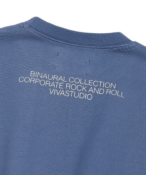 VIVASTUDIO（ビバスタジオ）の「BINAURAL CREWNECK（スウェット・メンズ・ブラック/ピンク/インディゴブルー/ライトグリーン/ミント/バイオレット/コバルトブルー・SMALL/MEDIUM/LARGE/X-LARGE）」の10枚目の写真