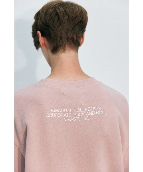 VIVASTUDIO（ビバスタジオ）の「BINAURAL CREWNECK（スウェット・メンズ・ブラック/ピンク/インディゴブルー/ライトグリーン/ミント/バイオレット/コバルトブルー・SMALL/MEDIUM/LARGE/X-LARGE）」の20枚目の写真