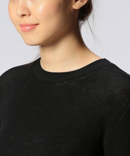 UNITED ARROWS（ユナイテッドアローズ）の「UAB HT-CO アゼ スリット ニット ◆（ニット/セーター・レディース・ブラック/グレー/ロイヤルブルー/ネイビー・フリー）」の8枚目の写真