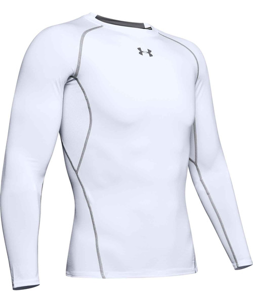 UNDER ARMOUR（アンダーアーマー）の「UAヒートギアアーマー ロングスリーブ シャツ（トレーニング/メンズ）（Tシャツ/カットソー・メンズ・ロイヤルブルー/ネイビー/ブラック/チャコールグレー/ホワイト/レッド・XXL/XL/MD/SM/LG/3XL）」の14枚目の写真