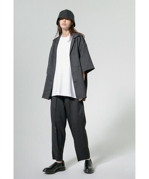 MONKEY TIME（モンキータイム）の「＜monkey time＞ PE/TWL LAPEL SHT/シャツ（シャツ/ブラウス・メンズ・ブラック/ダークグリーン/ナチュラル・MEDIUM/LARGE/X-LARGE/SMALL）」の6枚目の写真