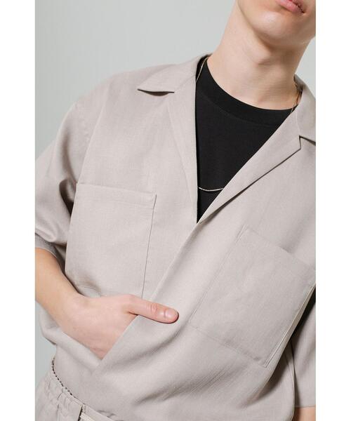 MONKEY TIME（モンキータイム）の「＜monkey time＞ PE/TWL LAPEL SHT/シャツ（シャツ/ブラウス・メンズ・ブラック/ダークグリーン/ナチュラル・MEDIUM/LARGE/X-LARGE/SMALL）」の14枚目の写真