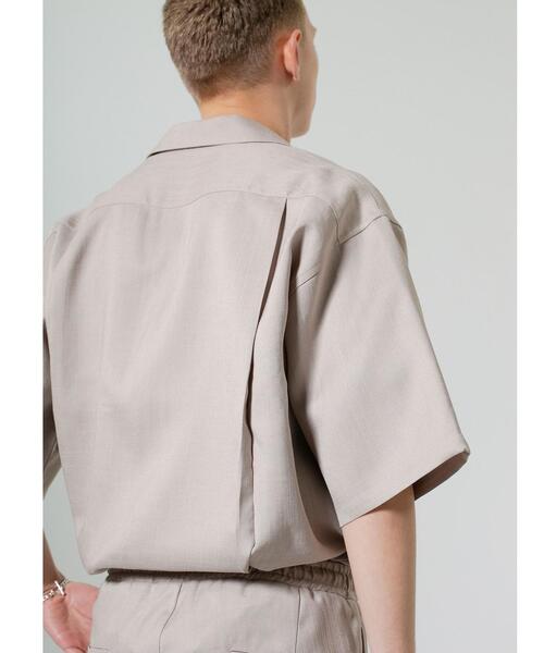 MONKEY TIME（モンキータイム）の「＜monkey time＞ PE/TWL LAPEL SHT/シャツ（シャツ/ブラウス・メンズ・ブラック/ダークグリーン/ナチュラル・MEDIUM/LARGE/X-LARGE/SMALL）」の13枚目の写真