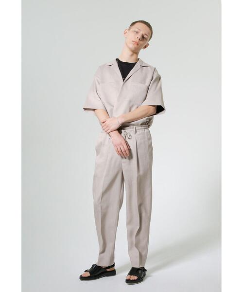 MONKEY TIME（モンキータイム）の「＜monkey time＞ PE/TWL LAPEL SHT/シャツ（シャツ/ブラウス・メンズ・ブラック/ダークグリーン/ナチュラル・MEDIUM/LARGE/X-LARGE/SMALL）」の10枚目の写真