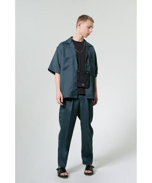 MONKEY TIME（モンキータイム）の「＜monkey time＞ PE/TWL LAPEL SHT/シャツ（シャツ/ブラウス・メンズ・ブラック/ダークグリーン/ナチュラル・MEDIUM/LARGE/X-LARGE/SMALL）」の18枚目の写真