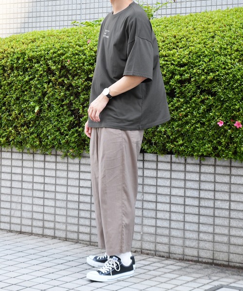 PairPair(ペアペア)の「カップル掃除プリントT(ユニセックス)(Tシャツ/カットソー・レディース・ライトブルー/オフホワイト/ホワイト/サックスブルー/スミクロ/チャコールグレー・FREE)」の17枚目の写真