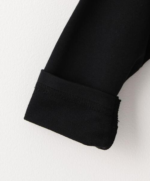 green label relaxing(グリーンレーベルリラクシング)の「〔WEB限定〕ミニ裏毛 スウェット カーディガン(カーディガン/ボレロ・キッズ・ナチュラル/ブラック/コバルトブルー/ライトブルー/ベージュ・145/155/135/105/125/115)」の6枚目の写真