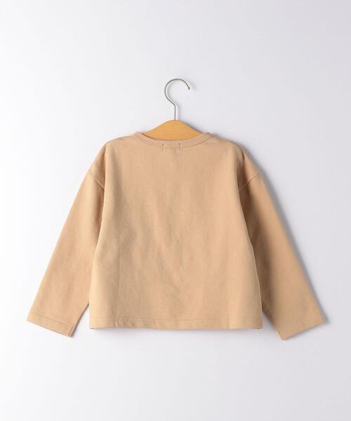 green label relaxing(グリーンレーベルリラクシング)の「〔WEB限定〕ミニ裏毛 スウェット カーディガン(カーディガン/ボレロ・キッズ・ナチュラル/ブラック/コバルトブルー/ライトブルー/ベージュ・145/155/135/105/125/115)」の16枚目の写真