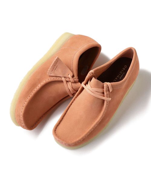 Clarks（クラークス）の「Clarks: WALLABEE LOW/ワラビー ロー（ブーツ・メンズ・ピンク/ライトグリーン/ナチュラル・90/80/85/95/70/65/75）」の3枚目の写真