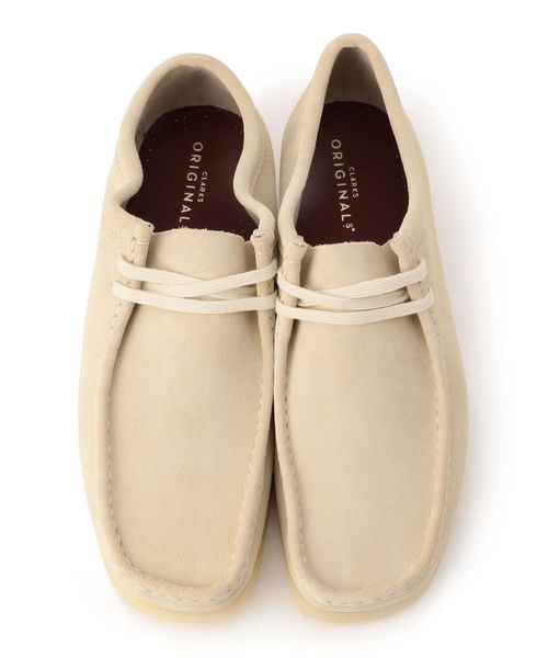 Clarks（クラークス）の「Clarks: WALLABEE LOW/ワラビー ロー（ブーツ・メンズ・ピンク/ライトグリーン/ナチュラル・90/80/85/95/70/65/75）」の5枚目の写真