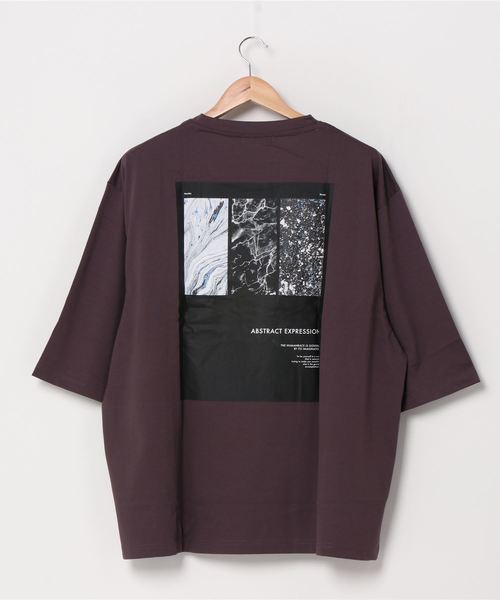 WEGO（ウィゴー）の「WEGO/グラフィックアートビッグシルエットT（Tシャツ/カットソー・メンズ・パープル系その他/ホワイト・MEDIUM/LARGE）」の8枚目の写真