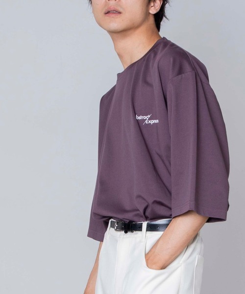 WEGO（ウィゴー）の「WEGO/グラフィックアートビッグシルエットT（Tシャツ/カットソー・メンズ・パープル系その他/ホワイト・MEDIUM/LARGE）」の2枚目の写真