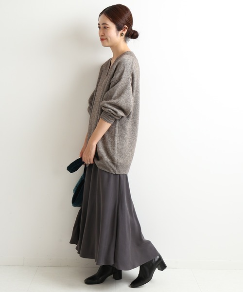 IENA（イエナ）の「フィブリルフレアスカート◆（スカート・レディース・ブラック/グレー/ブルー系その他・40/38/36/34）」の20枚目の写真