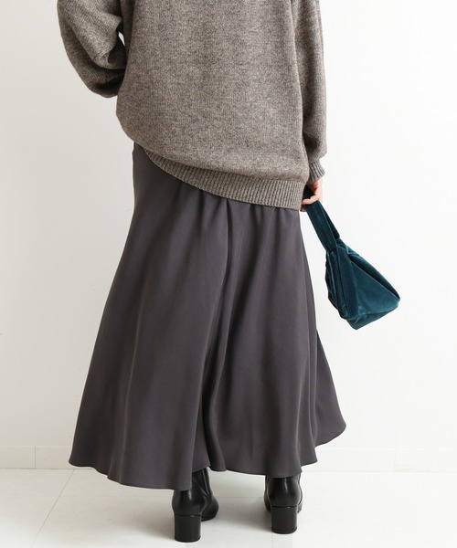 IENA（イエナ）の「フィブリルフレアスカート◆（スカート・レディース・ブラック/グレー/ブルー系その他・40/38/36/34）」の6枚目の写真