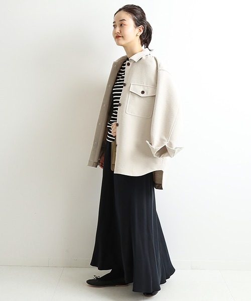 IENA（イエナ）の「フィブリルフレアスカート◆（スカート・レディース・ブラック/グレー/ブルー系その他・40/38/36/34）」の22枚目の写真