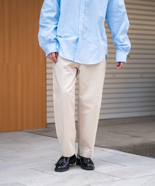 SENSION（センション）の「daily use relax pants / デイリーユースリラックスパンツ（その他パンツ・メンズ・ネイビー/ブラウン/オフホワイト・S/M）」の2枚目の写真