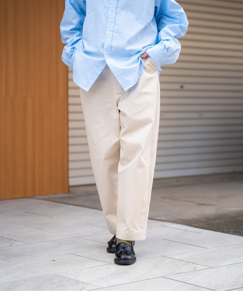 SENSION（センション）の「daily use relax pants / デイリーユースリラックスパンツ（その他パンツ・メンズ・ネイビー/ブラウン/オフホワイト・S/M）」の4枚目の写真