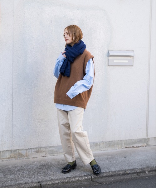 SENSION（センション）の「daily use relax pants / デイリーユースリラックスパンツ（その他パンツ・メンズ・ネイビー/ブラウン/オフホワイト・S/M）」の8枚目の写真