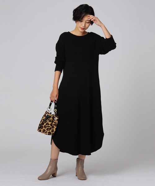 セール 洗える ウーリーワッフルロングワンピース ワンピース Untitled アンタイトル のファッション通販 Zozotown