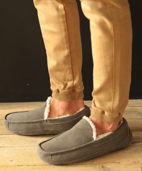 UGG(アグ)の「【UGG(アグ)】ASCOT 20AW(MEN)(スリッポン・メンズ・ベージュ/グレー・SMALL/MEDIUM/LARGE)」の16枚目の写真