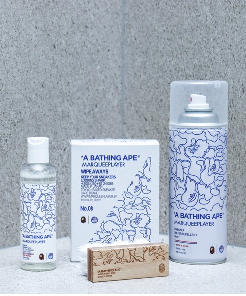 A BATHING APE(アベイシングエイプ)の「BAPE X MARQUEE PLAYER SNEAKER CLEANER No.10 M(シューケア用品・メンズ・ブルー・FREE)」の4枚目の写真