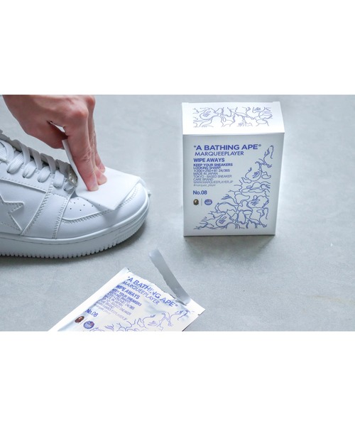 A BATHING APE(アベイシングエイプ)の「BAPE X MARQUEE PLAYER SNEAKER CLEANER No.10 M(シューケア用品・メンズ・ブルー・FREE)」の5枚目の写真