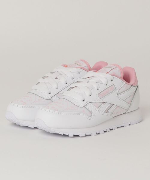 Reebok（リーボック）の「 クラシックレザー / Classic Leather（スニーカー・キッズ・レッド/ホワイト×ピンク・22.0cm/17.0cm/18.0cm/19.0cm/20.0cm/21.0cm）」の9枚目の写真