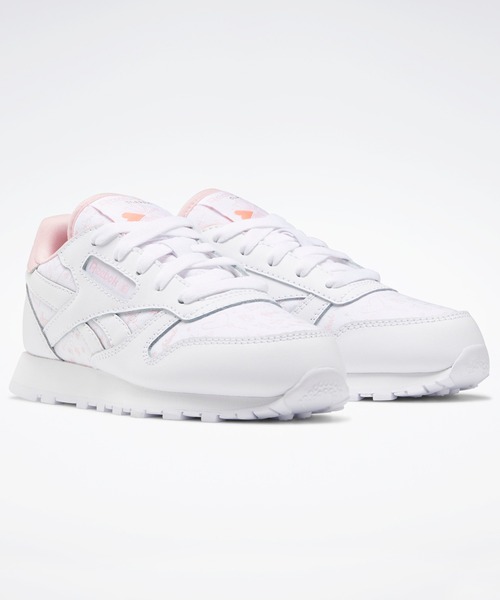 Reebok（リーボック）の「 クラシックレザー / Classic Leather（スニーカー・キッズ・レッド/ホワイト×ピンク・22.0cm/17.0cm/18.0cm/19.0cm/20.0cm/21.0cm）」の11枚目の写真