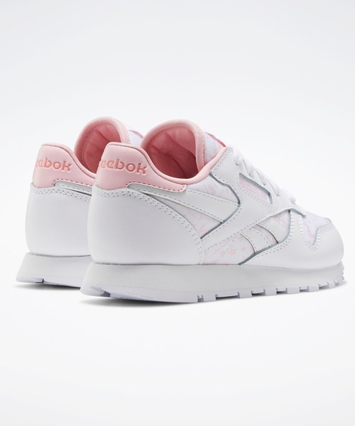 Reebok（リーボック）の「 クラシックレザー / Classic Leather（スニーカー・キッズ・レッド/ホワイト×ピンク・22.0cm/17.0cm/18.0cm/19.0cm/20.0cm/21.0cm）」の3枚目の写真