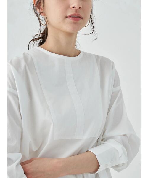 earth music&ecology(アースミュージックアンドエコロジー)の「バックスリットシャツチュニック *(Tシャツ/カットソー・レディース・アイボリー/ライトグレー/ブラック/モカ・FREE)」の19枚目の写真