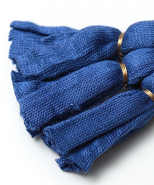 チチカカ(チチカカ)の「Tシャツヤーンウッドコンビフリンジピアス(ピアス(両耳用)・レディース・ベージュ/レッド/ブルー・FREE)」の12枚目の写真