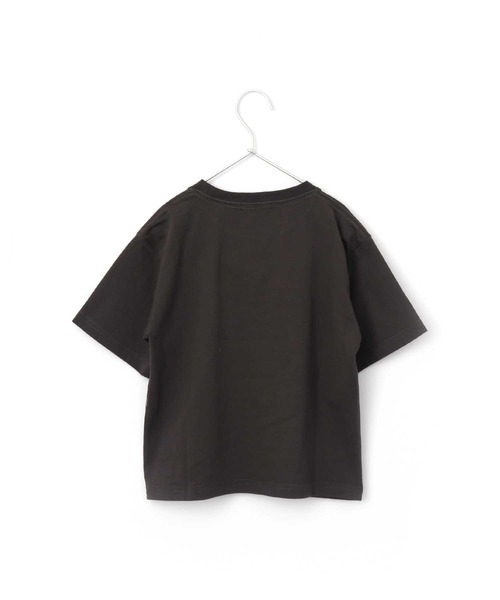 MAKE YOUR DAY（メイクユアデイ）の「PARADISE Tシャツ■80～140cm（Tシャツ/カットソー・キッズ・チャコールグレー/ベージュ/ブラウン・90/100/110/120/80/130/140）」の6枚目の写真