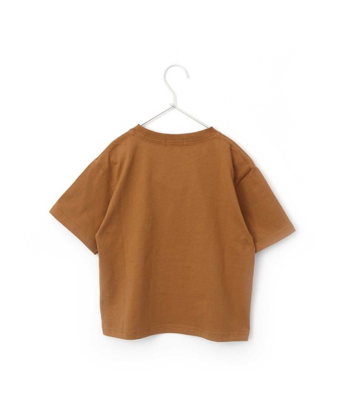 MAKE YOUR DAY（メイクユアデイ）の「PARADISE Tシャツ■80～140cm（Tシャツ/カットソー・キッズ・チャコールグレー/ベージュ/ブラウン・90/100/110/120/80/130/140）」の9枚目の写真