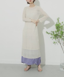 SENSE OF PLACE by URBAN RESEARCH | スカシアミロングワンピース(ワンピース)