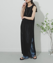 SENSE OF PLACE by URBAN RESEARCH | アメスリロングメッシュトップ(ワンピース)