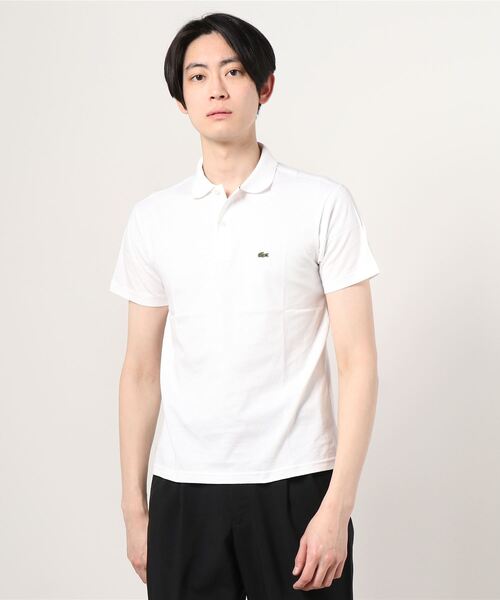 LACOSTE ラコステポロシャツ 白　半袖 LACOSTE（ラコステ） 半袖ポロシャツ ホワイト | セレクト