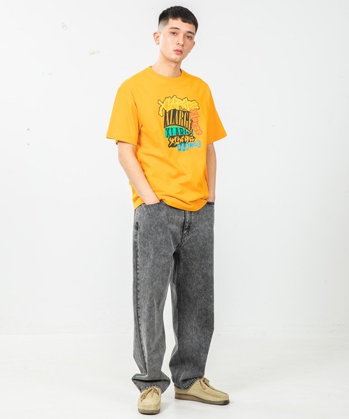 XLARGE（エクストララージ）の「S/S TEE STICKER BOMB（Tシャツ/カットソー・メンズ・ブラック/ホワイト/オレンジ・M/S/L/XL）」の9枚目の写真