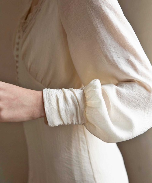 mangata（モンガータ）の「Vintage chic dress（ワンピース・レディース・アイボリー・FREE）」の5枚目の写真